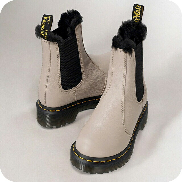 ドクターマーチン サイドゴアブーツ メンズ レディース ブランド DR.MARTENS レザー 31300348 9 VINTAGE TAUPE ベージュ