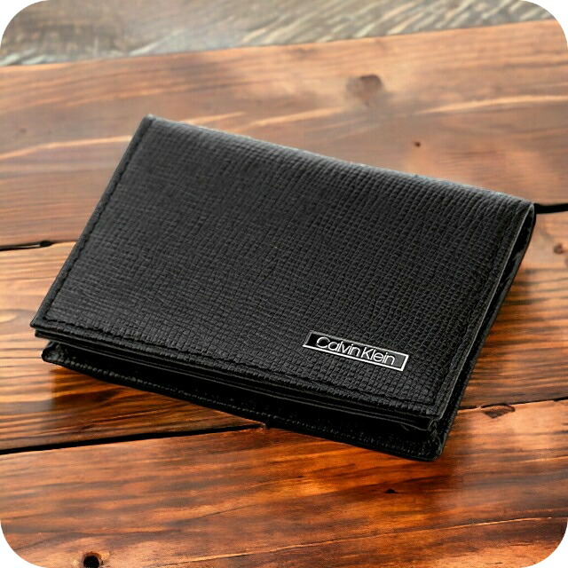 カルバンクライン カードケース メンズ CALVIN KLEIN Card Case Leather 革 レザー 31CK200003 ブラック 小物 定期入れ ブランド 高級 おしゃれ プレゼント 実用的