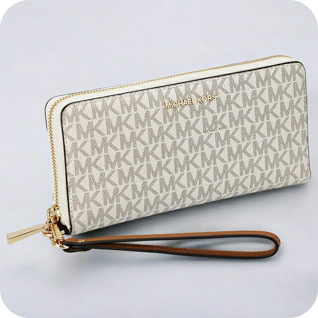 マイケルコース 長財布 メンズ レディース ブランド MICHAEL KORS 32F1GJ6E7B バニラホワイト