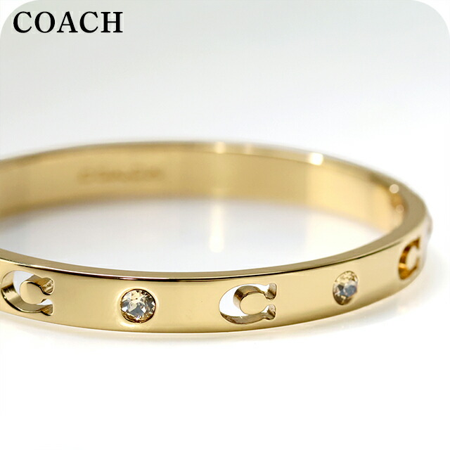コーチ バングル レディース ブランド COACH ロゴ 440616GLD710 ゴールド アクセサリー