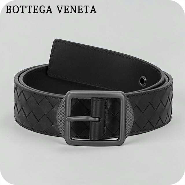 ボッテガ・ヴェネタ ベルト メンズ ブランド BOTTEGA VENETA 482669-V3UN0 1275 ブラック