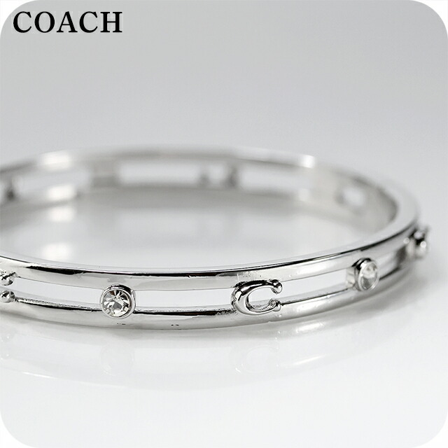 コーチ バングル レディース ブランド COACH ロゴ 506208RHO030 シルバー アクセサリー