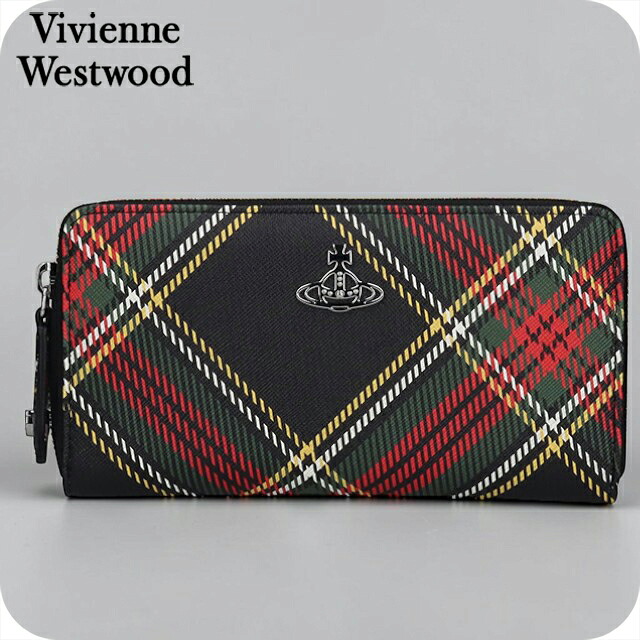 ヴィヴィアン ウエストウッド 長財布 レディース ブランド Vivienne Westwood 51060058W CHELSEA TARTAN ビビアン ウォレット 高級 おしゃれ プレゼント 実用的