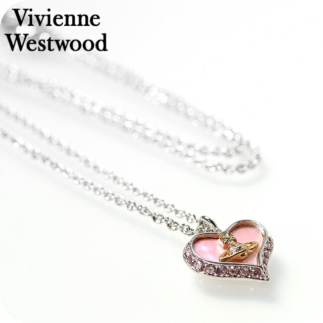 ヴィヴィアン ウエストウッド ネックレス チェーン レディース Vivienne Westwood ペトラ PETRA 63020103 02P659 シルバー ピンク アクセサリー ビビアン ジュエリー ブランド 高級 おしゃれ プレゼント 女性 実用的 かわいい