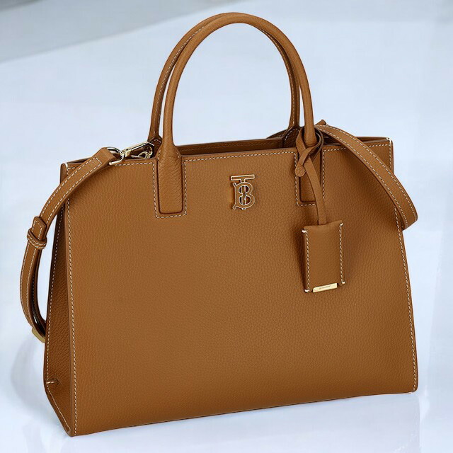 バ－バリ－ ハンドバッグ レディース BURBERRY 8072505 ブラウン 軽量 小さめ 手提げ ブランド 高級 おしゃれ プレゼント 女性 実用的 かわいい