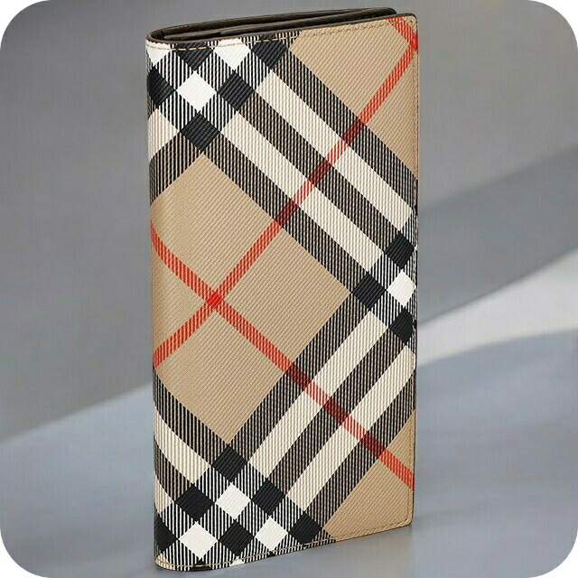 バ－バリ－ 長財布 メンズ BURBERRY チェック 8091921 ベージュ ウォレット ブランド 高級 おしゃれ プレゼント 実用的