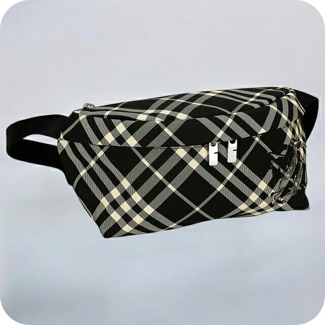 バ－バリ－ ボディバッグ メンズ ブランド BURBERRY 8093780 ブラック