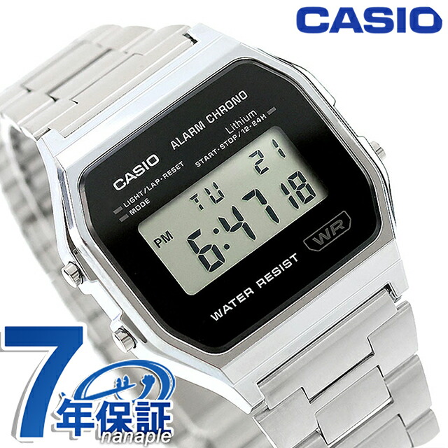 カシオ チープカシオ CASIO クラシック クォーツ 電池式 A158WEA-1 ユニセックス チプカシ メンズ レディース 腕時計 ブランド カシオ casio デジタル ブラック 黒 おしゃれ 防水 かわいい プレゼント 実用的