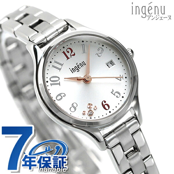 セイコー アルバ アンジェーヌ クオーツ レディース 腕時計 AHJK464 SEIKO ALBA ingenu ホワイト ブランド おしゃれ 防水 軽い 華奢 かわいい プレゼント 女性 実用的