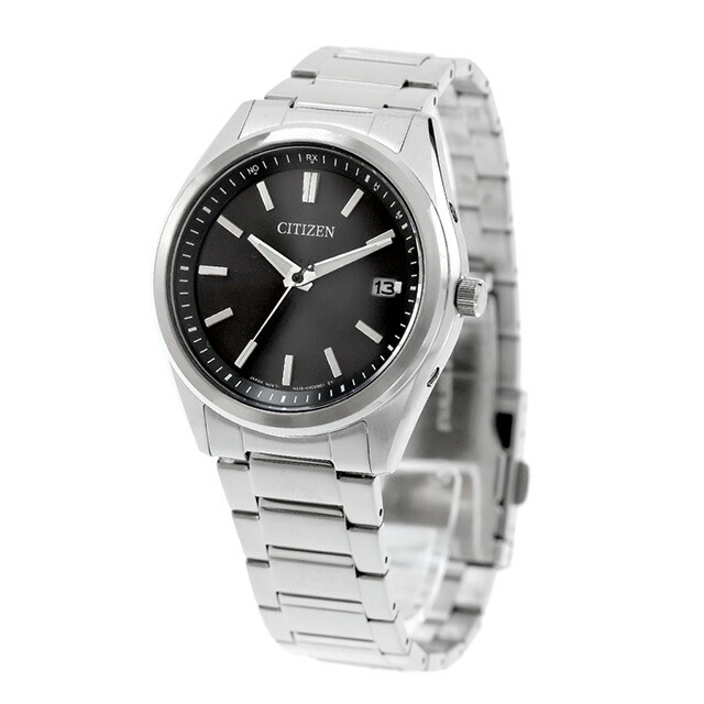 シチズン コレクション 光発電エコドライブ電波 腕時計 ブランド メンズ 電波ソーラー CITIZEN COLLECTION AS1080-65E アナログ ブラック 黒 おしゃれ 防水 プレゼント 男性 実用的