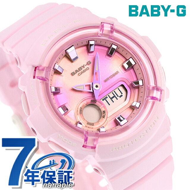 ベビーg ベビージー Baby-G クォーツ 電池式 BGA-280TD-4A BGA-280シリーズ 海外モデル レディース 腕時計 ブランド カシオ casio アナデジ ピンクタイダイ ピンク おしゃれ 防水 小さい 軽い かっこいい プレゼント 男性 実用的
