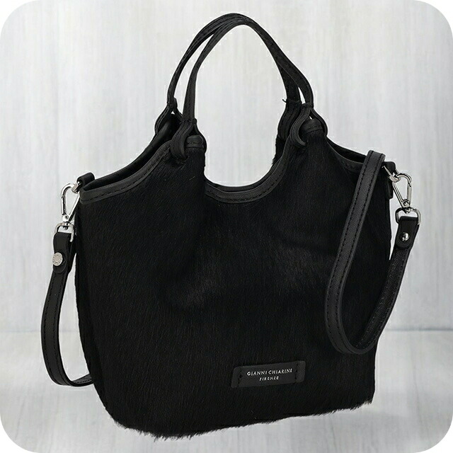 ジャンニキアリーニ ハンドバッグ レディース ブランド GIANNI CHIARINI レザー BS 11108 HORSY ブラック 軽量 小さめ 手提げ 高級 おしゃれ プレゼント 女性 実用的 かわいい