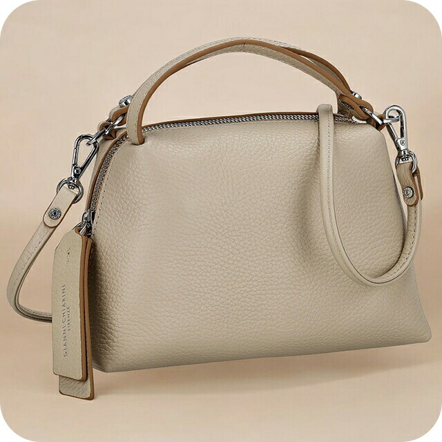 ジャンニキアリーニ ハンドバッグ レディース ブランド GIANNI CHIARINI BS 8145 COMM GRN ベージュ