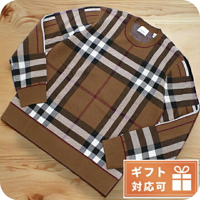 バーバリー ニット レディース BURBERRY ウール100% 8058524 DARK BIRCH BROWN ブラウン系 マルチカラー ファッション 選べるモデル