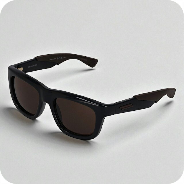 ボッテガ・ヴェネタ サングラス メンズ ブランド BOTTEGA VENETA BV1233S 002 ブラック/ブラウン