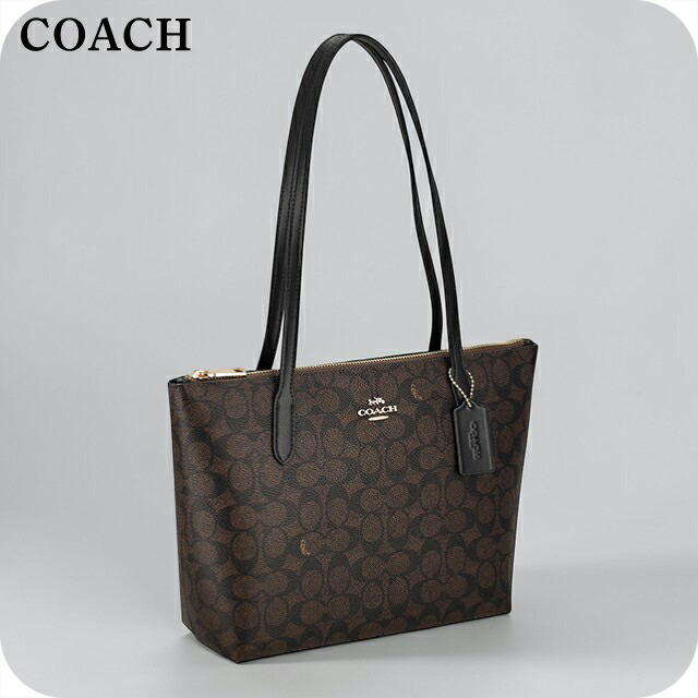 コーチ トートバッグ レディース ブランド COACH Cambodia CBT18 IMXAQ ダークブラウン/ブラック 軽量 手提げ 高級 おしゃれ プレゼント 女性 実用的 かわいい