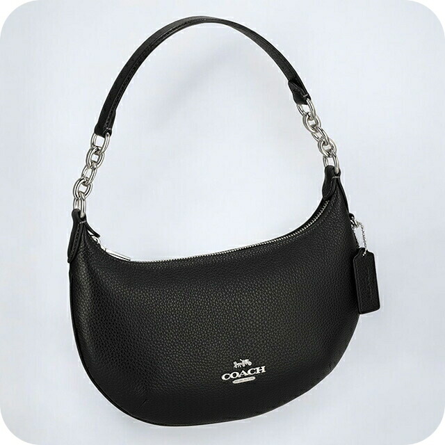 コーチ ハンドバッグ レディース アウトレット ブランド COACH レザー CE619 SVDTV ブラック 軽量 小さめ 手提げ 高級 おしゃれ プレゼント 女性 実用的 かわいい