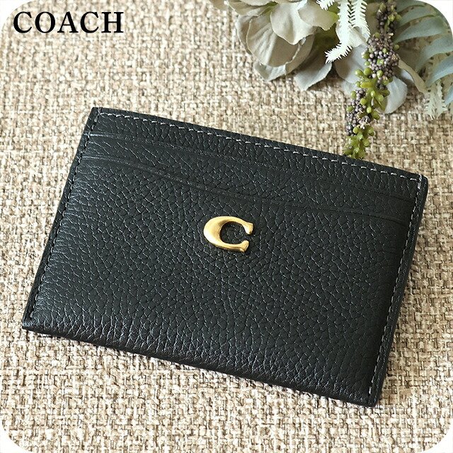 コーチ カードケース コンパクト レディース ブランド COACH CM436 B4 BK ブラック 定期入れ 高級 おしゃれ プレゼント 実用的