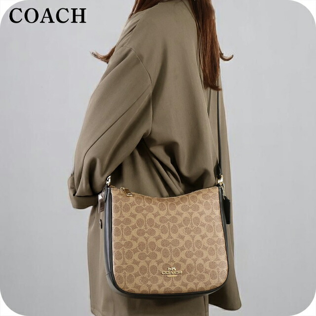 コーチ ショルダーバッグ メッセンジャーバッグ レディース アウトレット ブランド COACH CZ177 IMQRX ブラウン 斜めがけ 高級 おしゃれ プレゼント 女性 実用的 かわいい