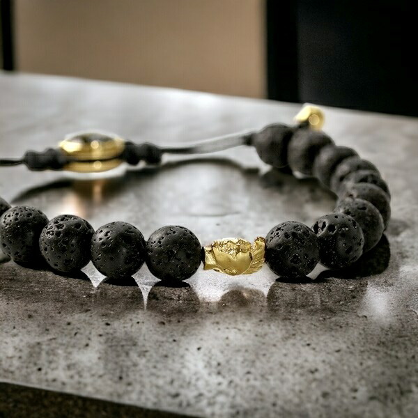 DIESEL ディーゼル ブレスレット ブランド メンズ ステンレススチール ビーズ 数珠タイプ ユニセックス レディース DX1069710 ブラック アクセサリー 誕生日プレゼント 記念日 ギフト 男性 プレゼント 実用的