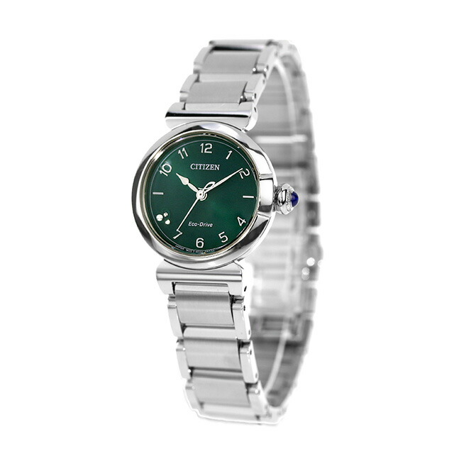 シチズン エル ROUND collection 光発電エコドライブ 腕時計 レディース ソーラー CITIZEN L EM1130-83X アナログ グリーン ブランド おしゃれ 防水 軽い 華奢 かわいい プレゼント 女性 実用的