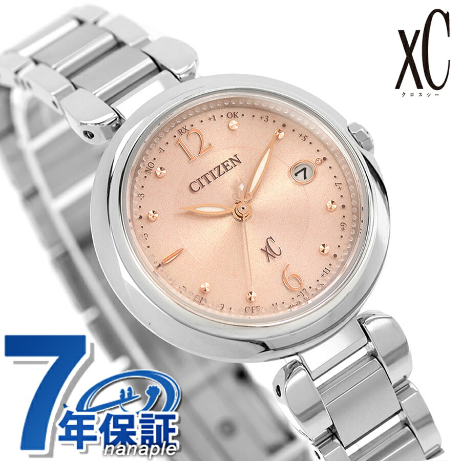 シチズン クロスシー mizu collection Titania Happy Flight 光発電エコドライブ電波 腕時計 ブランド レディース チタン 電波ソーラー CITIZEN xC ES9460-88W アナログ ピンク おしゃれ 防水 軽い 華奢 かわいい プレゼント 女性 実用的