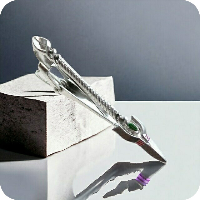 SWANK×EVANGELION スワンク ネクタイピン エヴァ コラボ ブランド ヱヴァンゲリヲン カシウスの槍 タイバー タイピン EVA-2016-TIE07 メンズ シルバー アクセサリー 日本製 誕生日プレゼント ギフト プレゼント 実用的