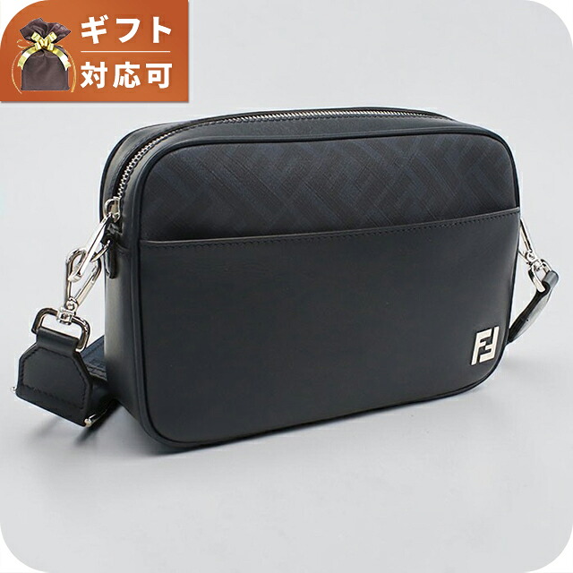 フェンディ 斜め掛け ショルダーバッグ メンズ ブランド FENDI 7M0286 ネイビー