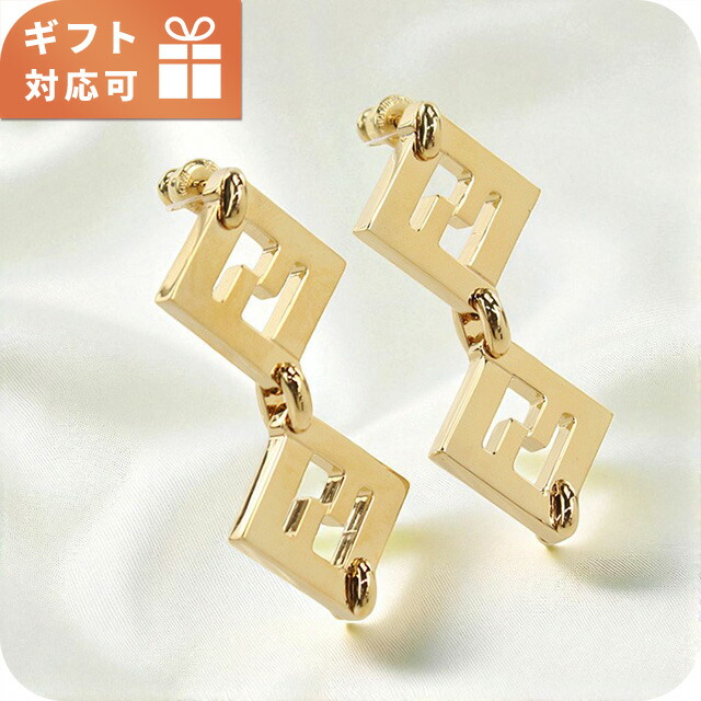 フェンディ ピアス レディース ブランド FENDI 8AK789 ゴールド アクセサリー