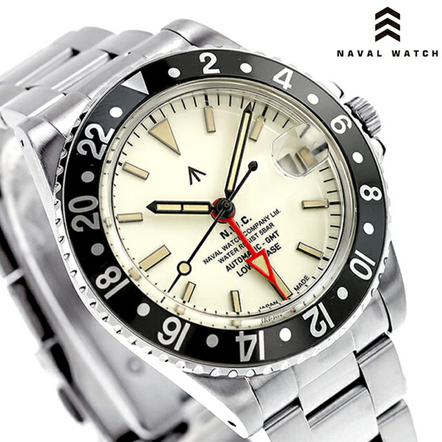 ナバルウォッチ Naval Watch Produced By LOWERCASE 自動巻き 腕時計 ブランド メンズ NAVAL WATCH FRXD002 アナログ ホワイト 白 日本製 おしゃれ 防水 プレゼント 男性 実用的