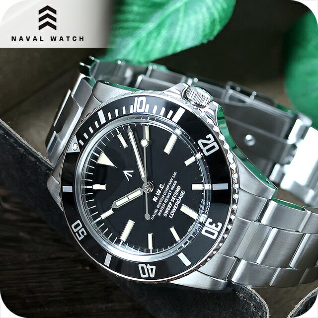 ナバルウォッチ Naval Watch Produced By LOWERCASE Sweep Second クォーツ 電池式 腕時計 ブランド メンズ NAVAL WATCH FRXE001 アナログ ブラック 黒 日本製 おしゃれ 防水 プレゼント 男性 実用的