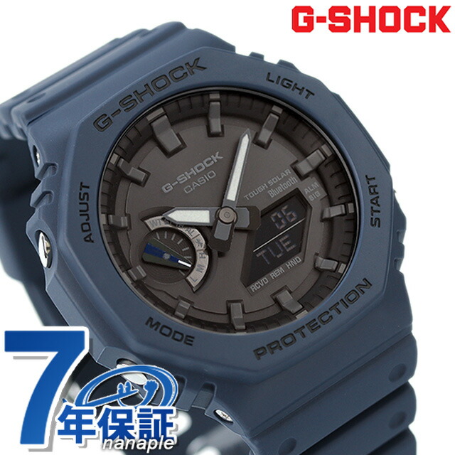 gショック ジーショック G-SHOCK ソーラー GA-B2100-2A アナログデジタル 2100シリーズ Bluetooth ブラック 黒 ネイビー CASIO カシオ 腕時計 メンズ ブランド おしゃれ 防水 軽い プレゼント 男性 実用的