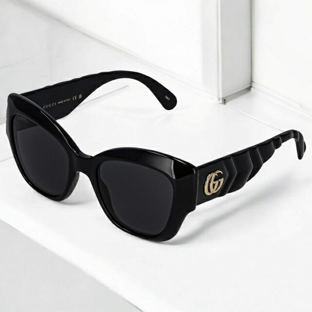 グッチ サングラス レディース ブランド GUCCI GG0808S ブラック