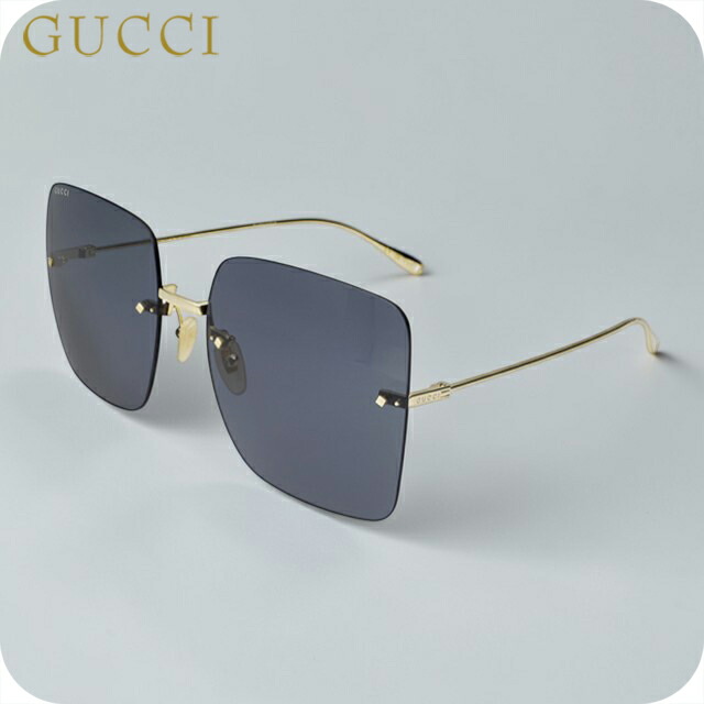 グッチ サングラス レディース ブランド GUCCI GG1147S 001 ゴールド