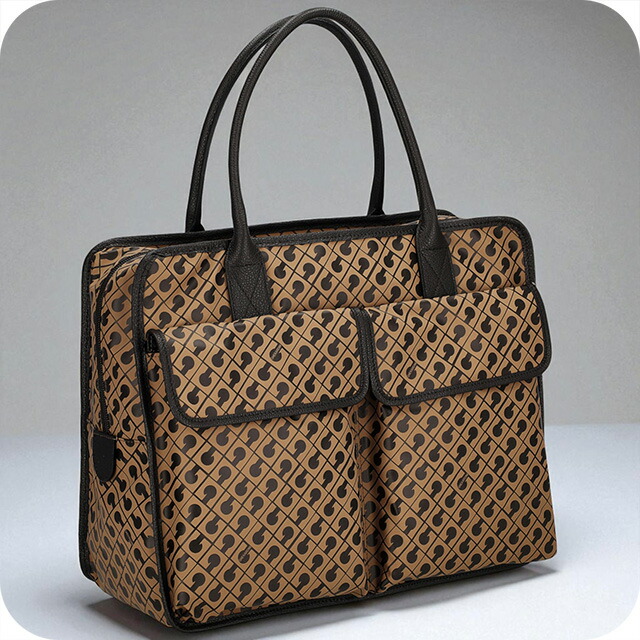 ゲラルディーニ トートバッグ レディース ブランド GHERARDINI GH0200 TOFFE ブラウン/ブラック 軽量 手提げ 高級 おしゃれ プレゼント 女性 実用的 かわいい