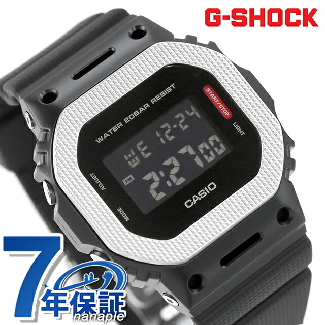 gショック ジーショック 5600 G-SHOCK DIGITAL 5600 SERIES クォーツ 電池式 GM-5600BM-1 メンズ 腕時計 ブランド カシオ casio デジタル ブラック 黒 おしゃれ 防水 プレゼント 男性 実用的