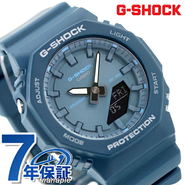 gショック ジーショック G-SHOCK クォーツ 電池式 GMA-P2100BA-2A レディース 腕時計 ブランド カシオ casio アナデジ ブルー おしゃれ 防水 文字盤 大きい プレゼント 女性 実用的