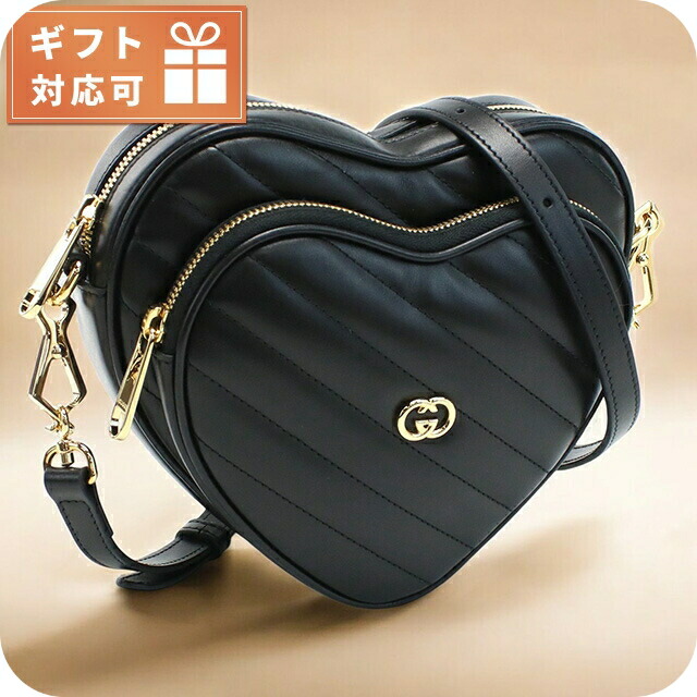 グッチ 斜め掛け ショルダーバッグ レディース ブランド GUCCI イタリア 751628 ブラック バッグ