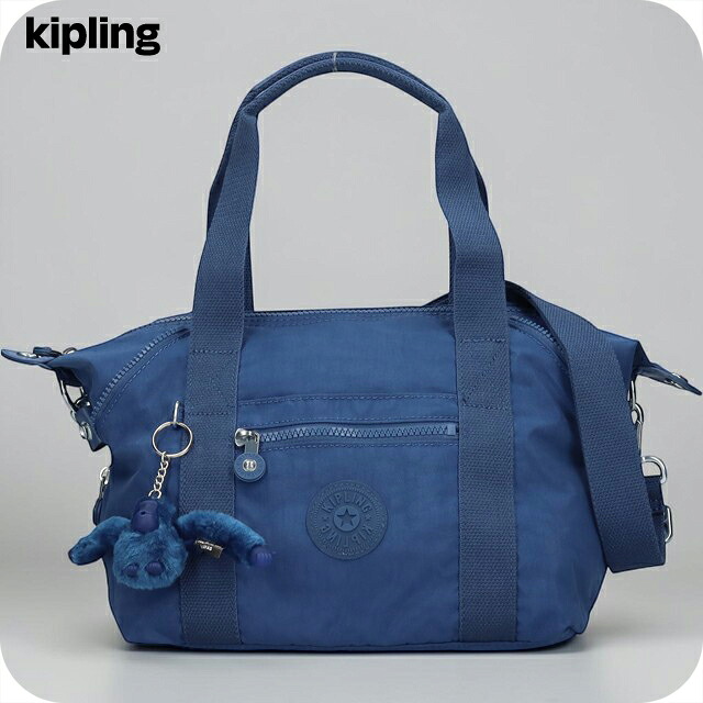 キプリング ボストンバッグ レディース ブランド Kipling アート ミニ ミニボストンバッグ 2WAY K01327-5PZ Casual Blue 手提げ 高級 おしゃれ プレゼント 女性 実用的 かわいい