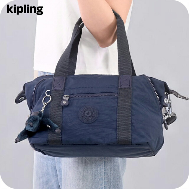 キプリング ハンドバッグ レディース Kipling K0132796V ブルーブルー2 軽量 小さめ 手提げ ブランド 高級 おしゃれ プレゼント 女性 実用的 かわいい