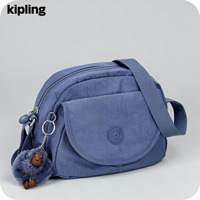 キプリング ショルダーバッグ レディース ブランド Kipling CHINA K153133JO CLASSIC INDIGO ブルー 斜めがけ 高級 おしゃれ プレゼント 女性 実用的 かわいい