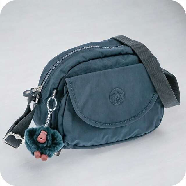 キプリング ショルダーバッグ レディース ブランド Kipling K153134DX ブルー 斜めがけ 高級 おしゃれ プレゼント 女性 実用的 かわいい