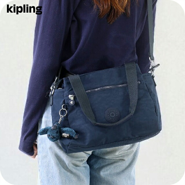 キプリング ハンドバッグ レディース Kipling K4379196V ブルーブルー2 軽量 小さめ 手提げ ブランド 高級 おしゃれ プレゼント 女性 実用的 かわいい
