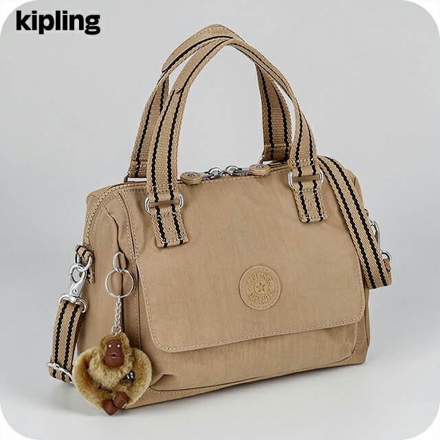 キプリング ハンドバッグ レディース ブランド Kipling CHINA KI36470NW EARLY TAN P ブラウン 軽量 小さめ 手提げ 高級 おしゃれ プレゼント 女性 実用的 かわいい