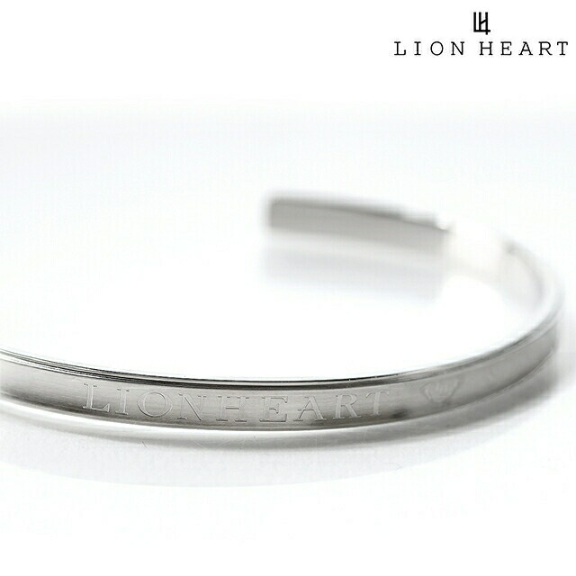 ライオンハート バングル メンズ ブランド LION HEART ステンレススチール LHMB003NS シルバー アクセサリー