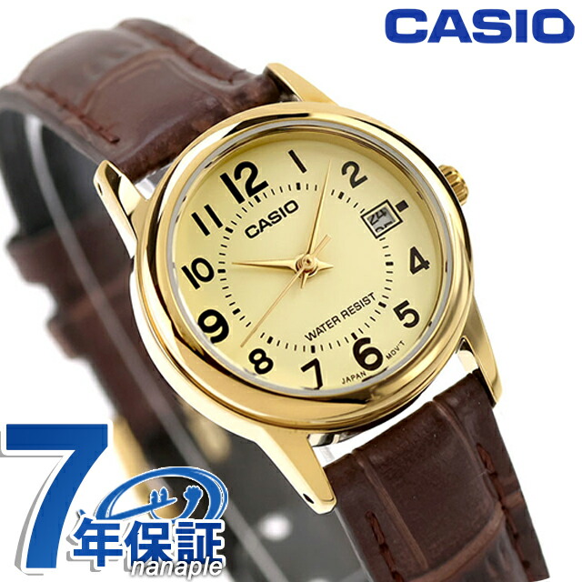 カシオ チープカシオ CASIO クォーツ 電池式 LTP-V002GL-9B アナログ 海外モデル レディース チプカシ 腕時計 シンプル ブランド カシオ casio アナログ イエロー おしゃれ 防水 軽い 華奢 かわいい プレゼント 女性 学生 受験生 受験用 試験用