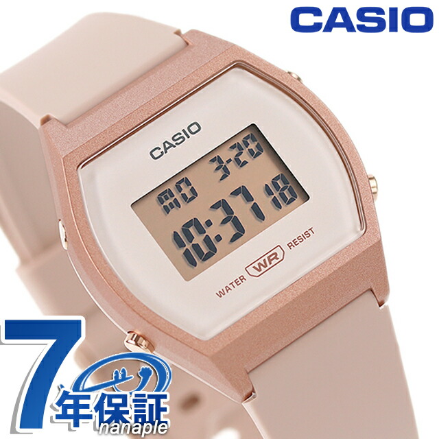 カシオ CASIO LW-204-4A カシオ クラシック チプカシ ユニセックス メンズ レディース 腕時計 カシオ casio デジタル ピンクゴールド ライトピンクベージュ ピンクベージュ ブランド おしゃれ 防水 小さい 軽い かわいい プレゼント 実用的