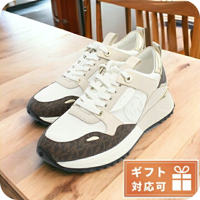 マイケルコース スニーカー レディース MICHAEL KORS PVC ポリエステル コットン ポリウレタン カンボジア 43F1THFS1B OPTIC WHITE ホワイト系 ブラウン系 小物 選べるモデル