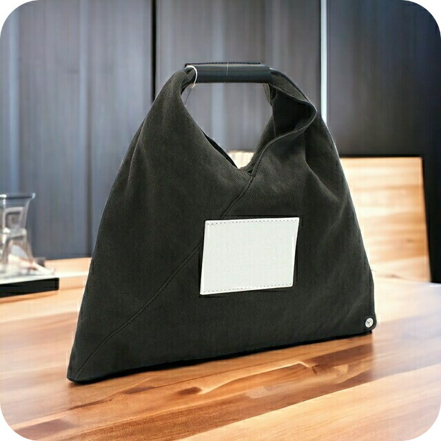 エムエムシックス ハンドバッグ レディース MM6 コットン SB6WD0013 ブラック バッグ 軽量 小さめ 手提げ ブランド 高級 おしゃれ プレゼント 女性 実用的 かわいい