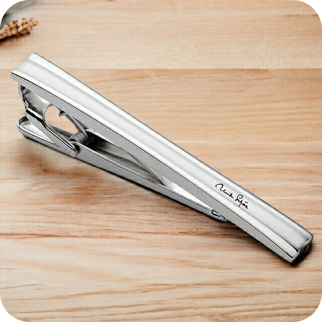Mila schon ミラショーン ネクタイピン ブランド メンズ タイバー タイピン クリップ 真鍮 MS01023 シルバー アクセサリー ビジネス フォーマル 小物 記念日 誕生日プレゼント 就職祝い 男性 ギフト プレゼント 実用的